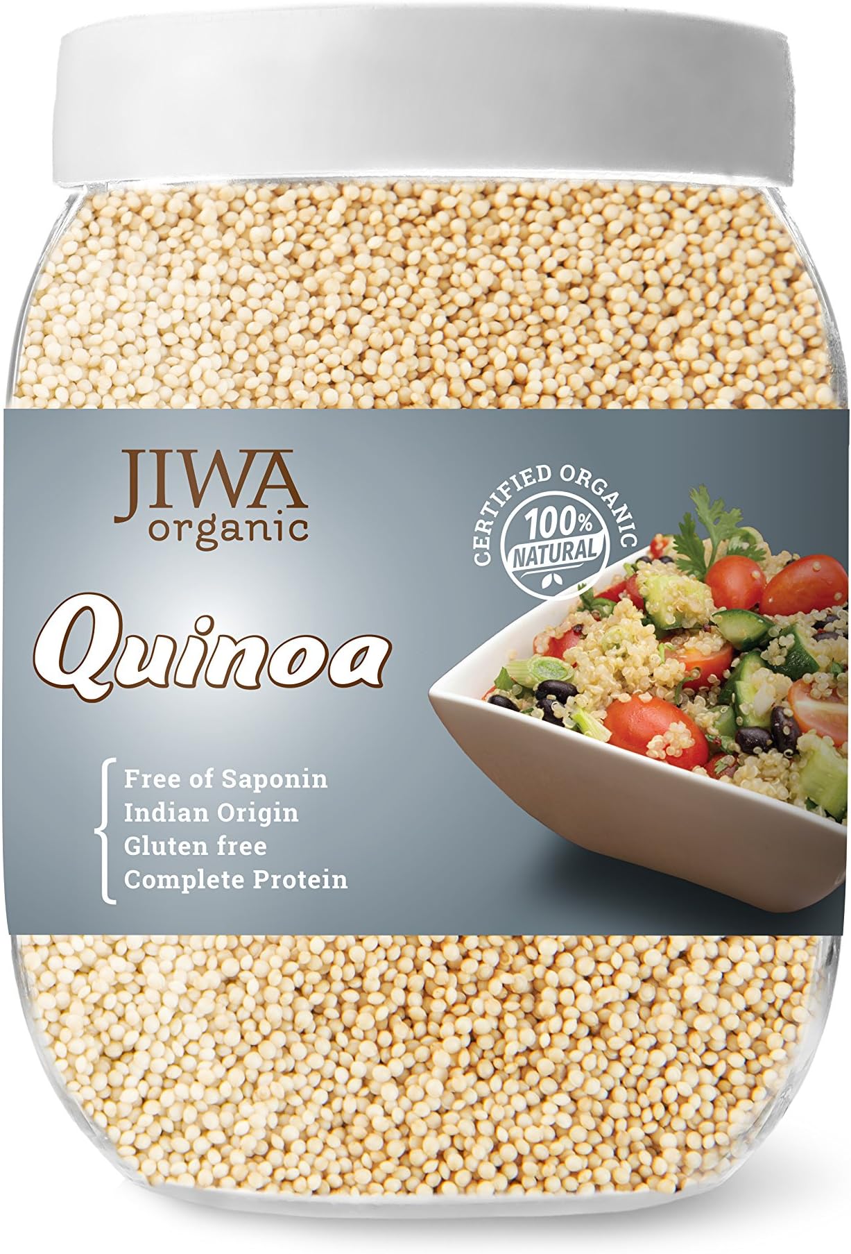 JIWA healthy by nature Organic Quinoa, 1.4 Kg (Certified Organic & Gluten Free)