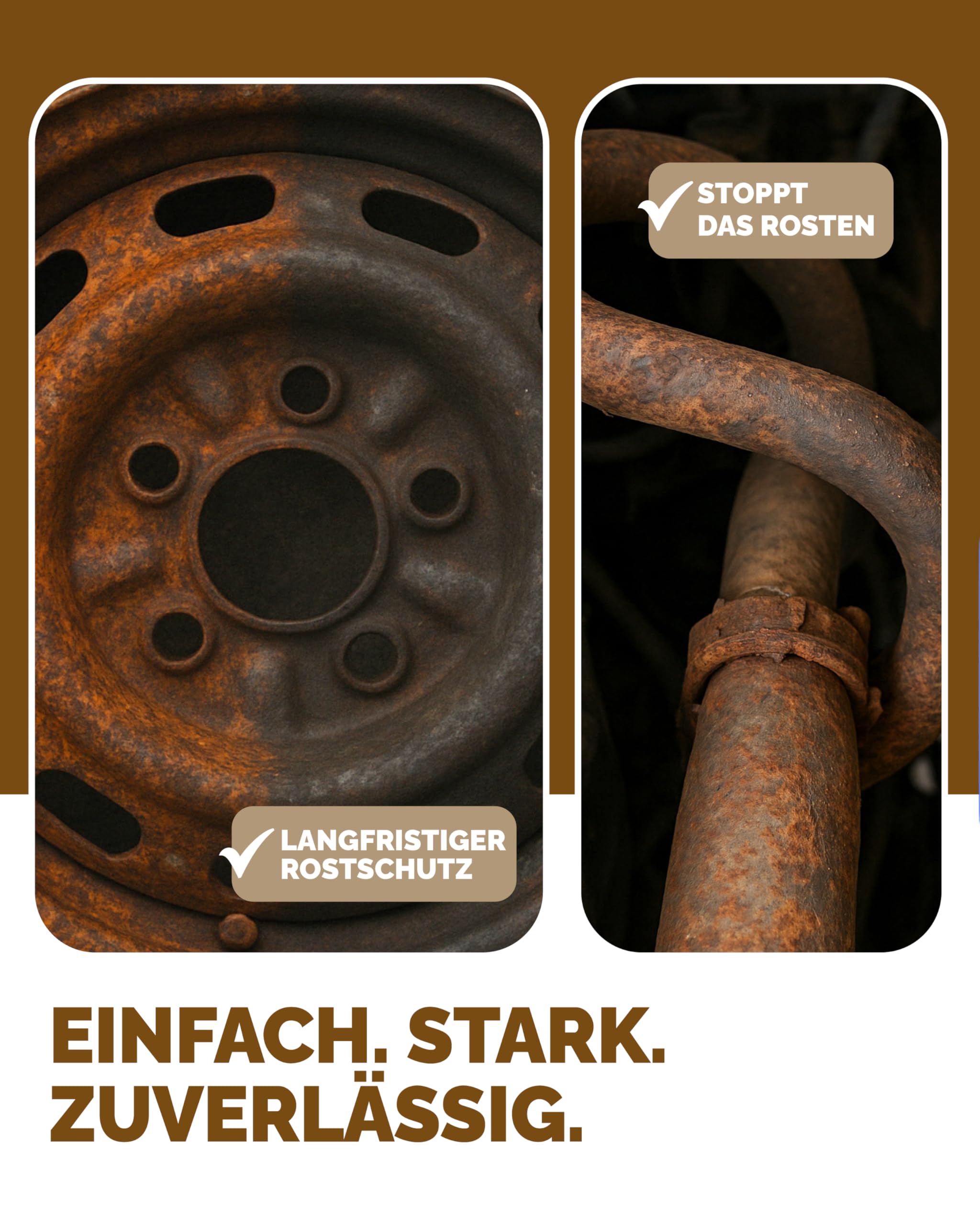 Optimal Products Rostumwandler 5l - Rostentferner und Rostschutz mit Phosphatiereffekt - Anwendbar auf allen metallischen Flächen - Sprühbar