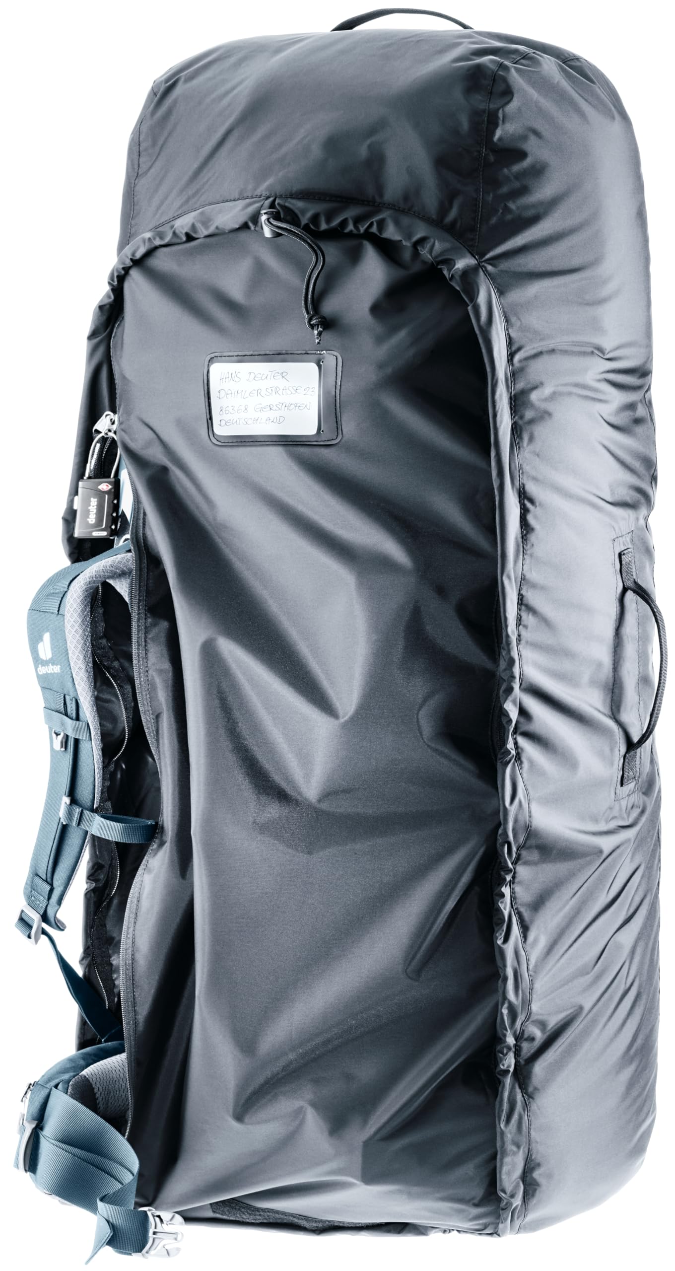 deuter Transport Cover Housse Anti-Pluie et de Transport (60-90 L), Noir