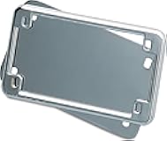 Kuryakyn 9166 Motorcycle Accent Accessory: License Frame & Back Plate Set, Universal Fit for 4