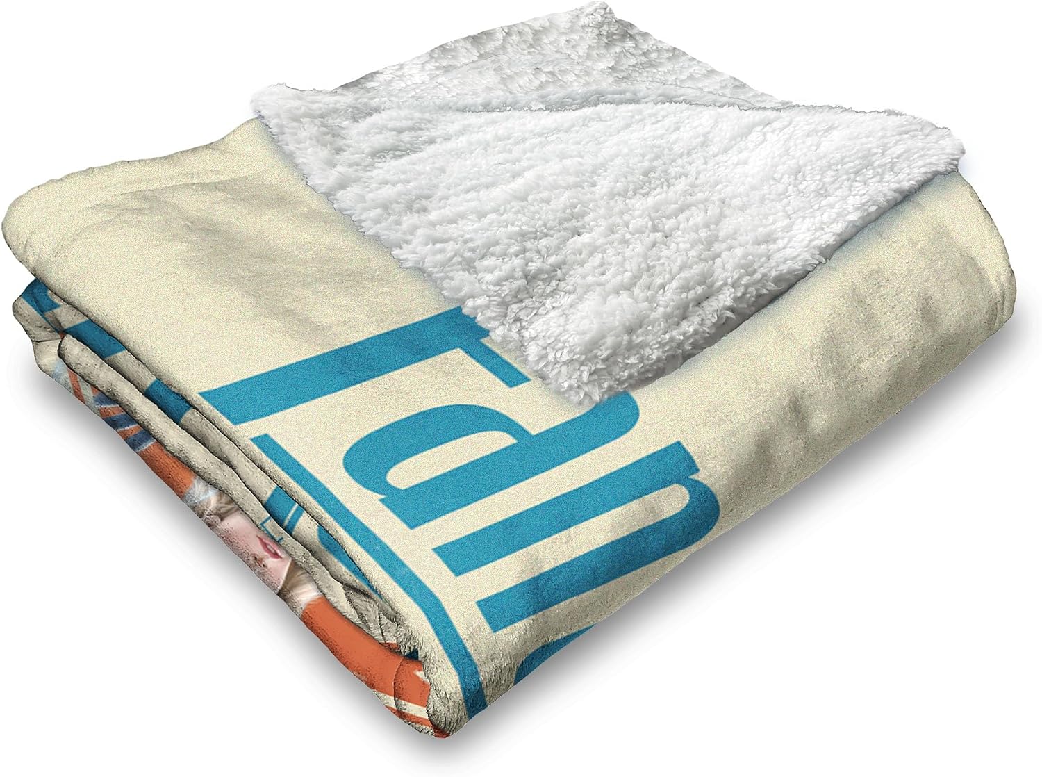 Marvel Fantastic Four First Steps Together as a Family Silk Touch Sherpa Throw Blanket – Ultra-Soft Fleece with Cozy Sherpa Backing, Official Superhero Bedding or Couch Throw, 50 x 60 Inches