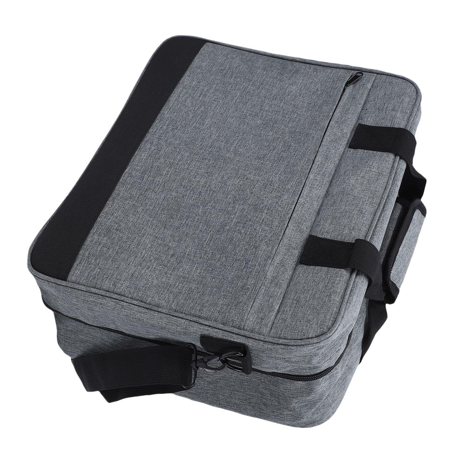 DJ Mixer Bag Funda Protectora Acolchada para Podcasters Músicos con Divisores Personalizables, para Viajes de Conciertos de Estudio, Poliéster 15.5x13x3.5in