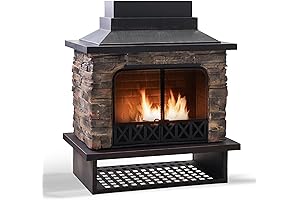 Sunjoy Outdoor Fireplace: Cozy Ambiance for Open-Air Gatherings