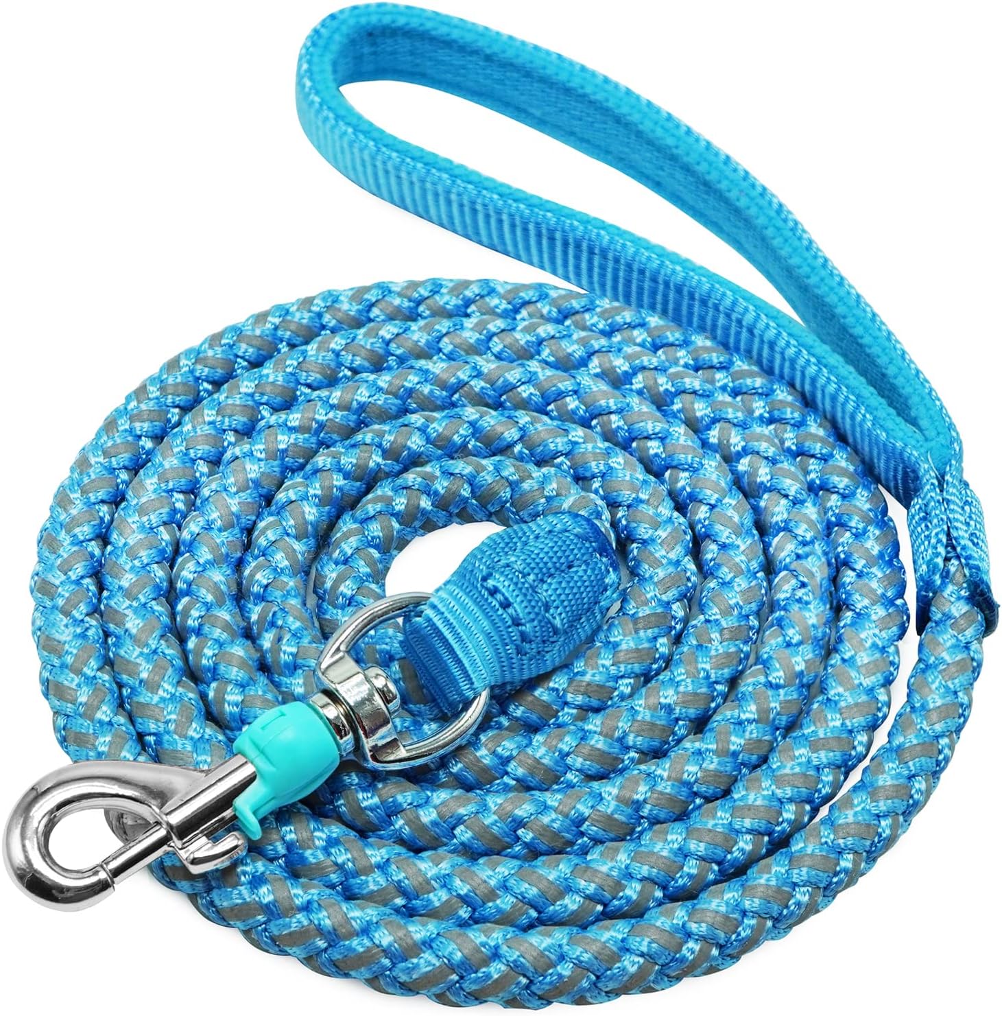 Mycicy Heavy Duty Dog Leash, 6 FT Reflective Rope Leash