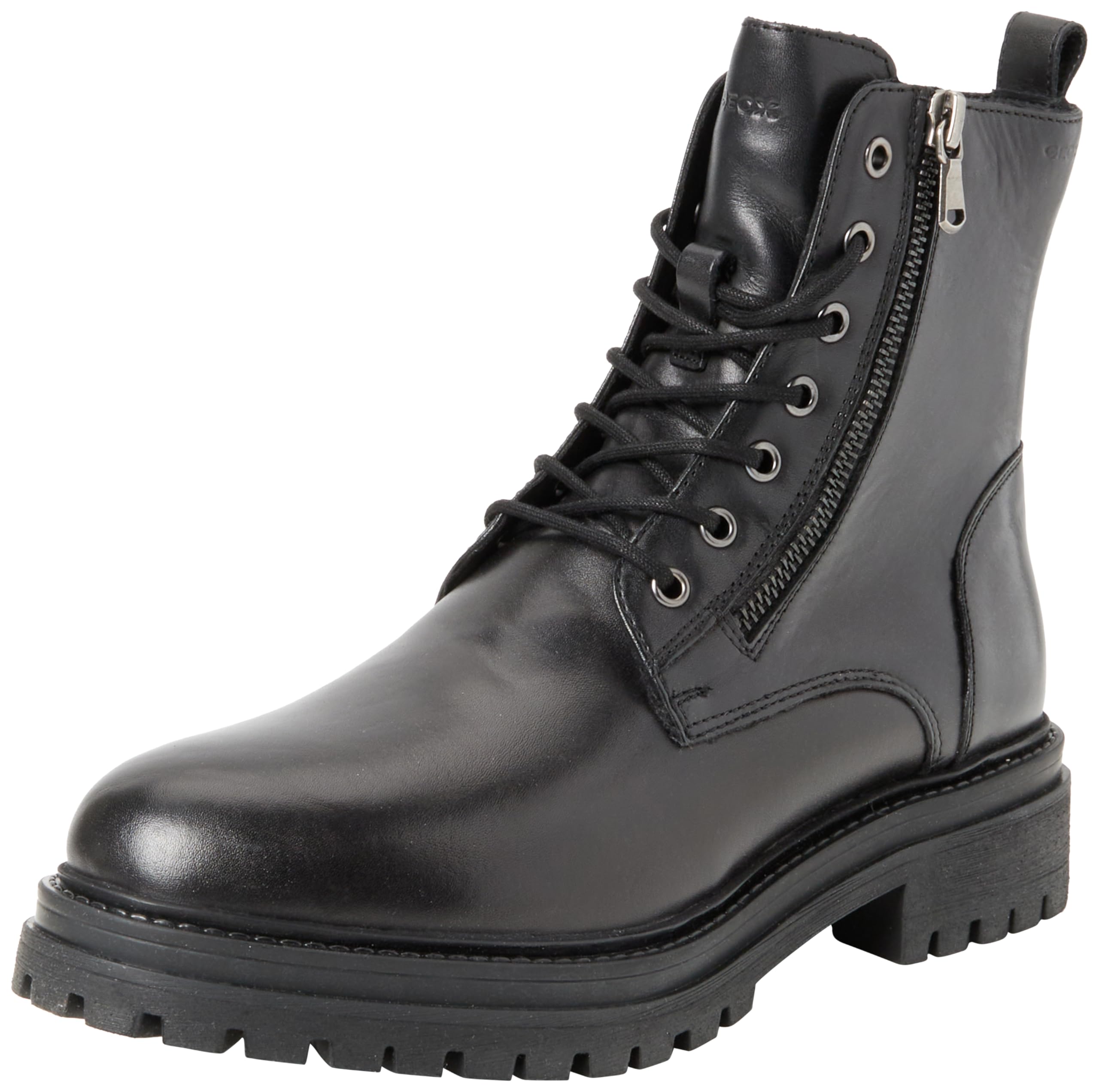 Geox Women's D Iridea Ankle Boot, Black, 7 UK