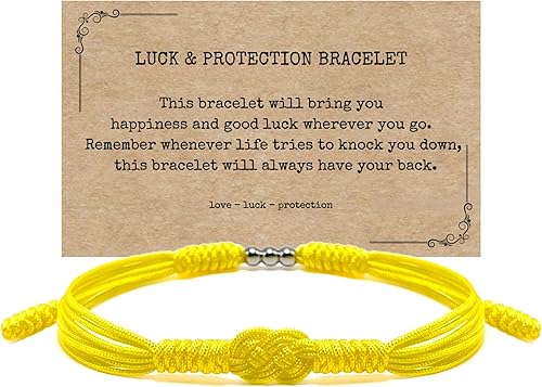 Miniatura 9 de Pulsera de protección infinita, pulsera tibetana Forever Lucky and Safe de varios colores, pulsera de cuerda de surfista para hombres, mujeres