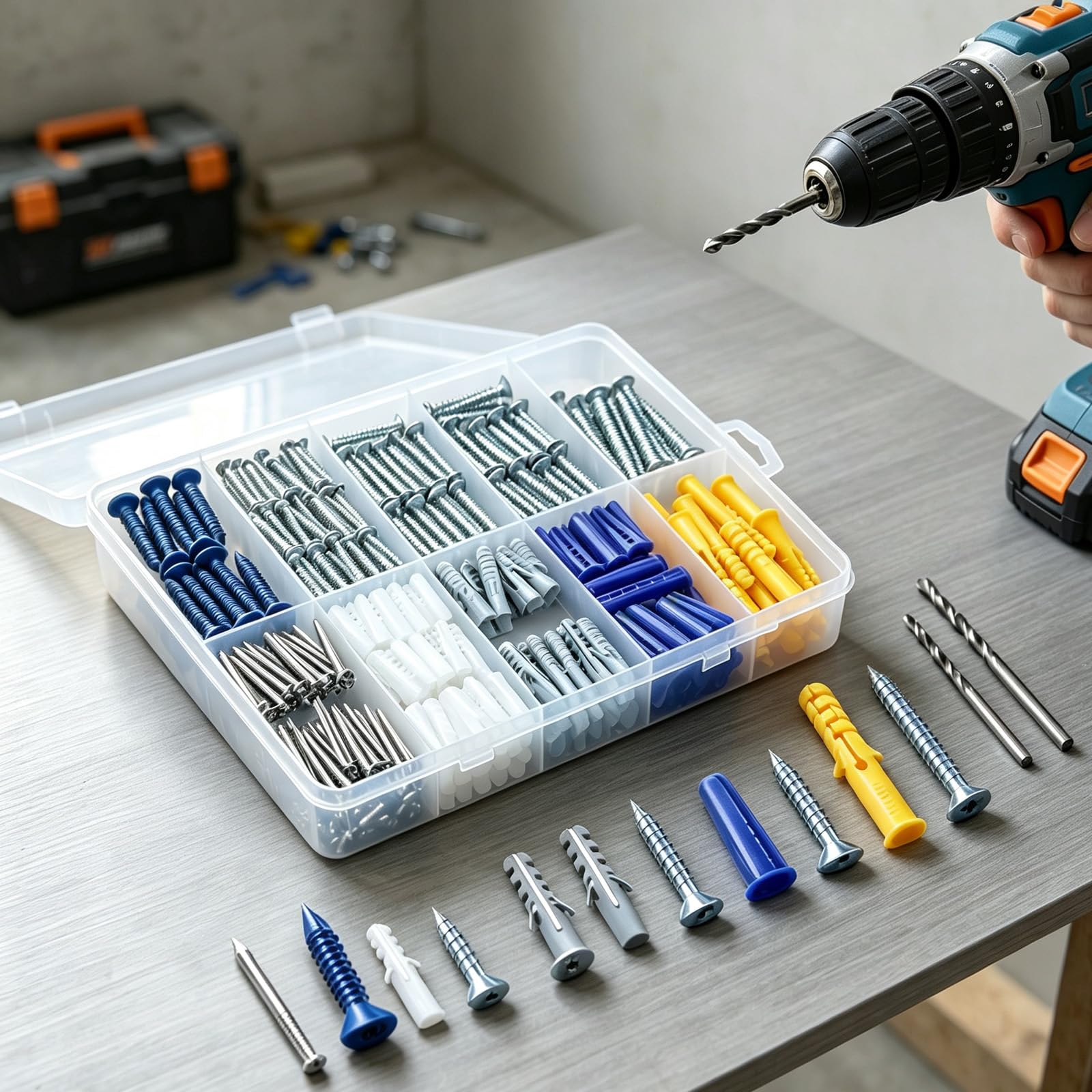 Drywall Anchor Kit - 270 Pieces -3 Drywall Anchor Kit - 270 Pieces -3