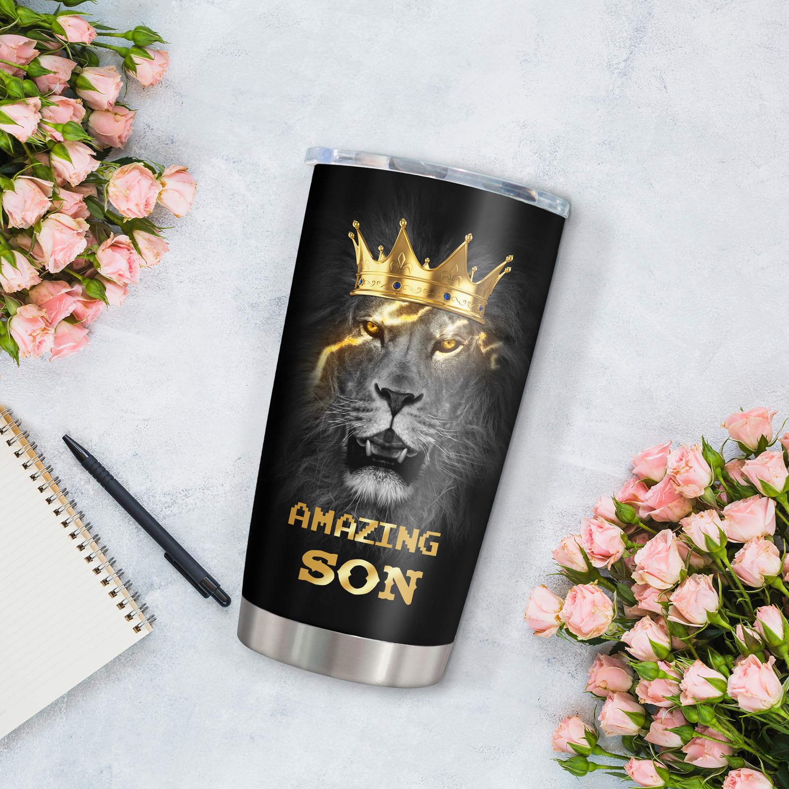 Muilzon To My Son Gifts kubki do kawy 590 ml - prezenty dla syna od mamy / taty kubek do kawy - prezenty dla dorosłego syna kubek - prezenty dla syna od matki / ojca - pomysły na prezent urodzinowy na