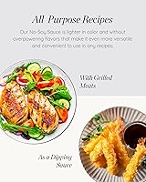 Vista 4 de SEMPIO Salsa sin soya: alternativa a la salsa de soja multiusos, condimento multiusos hecho con guisantes y proteína de guisantes en lugar de soja