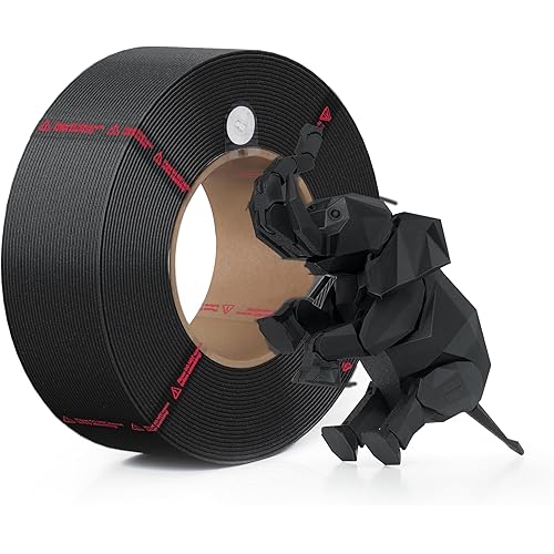 Bambu Lab PLA Filament Matte 3D Printer Filament 1.75mm PLA 1kg High Tenacity Eco Friendly No Spool (Basic White)