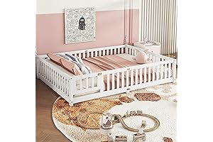 Queen Size Montessori Floor Bed for Kids