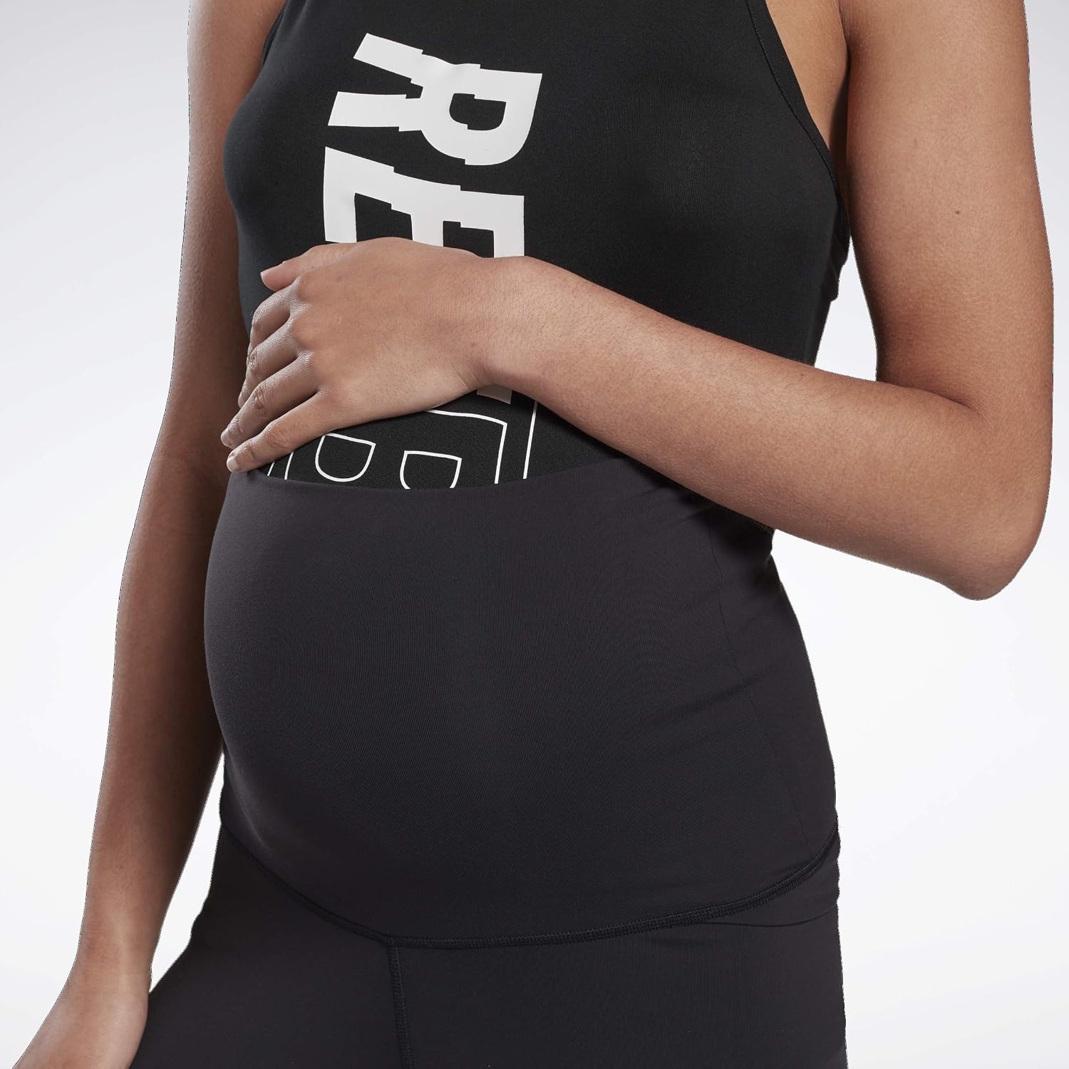 Black Reebok FP9709 Lux Maternity Tights 2.0 S/P Women economagic.com