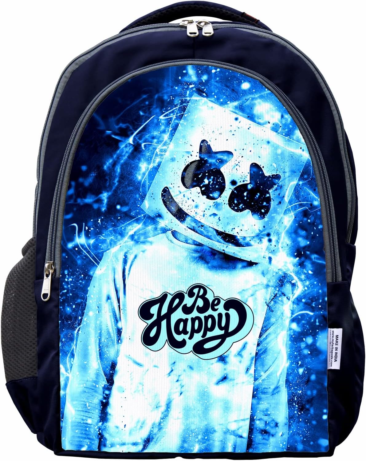 Digital Printed Laptop Backpack for Men Women, 46x31x21cm Waterproof Laptop Bag Fit Upto 15.2" Laptops, Heavy Duty Long Durable Laptop/School Bag for Boys & Girls, Design 2, M, backpacks