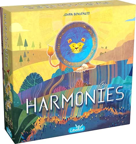 Asmodee Harmonies Board Game - Create Oneiric Landscapes, Strategic &