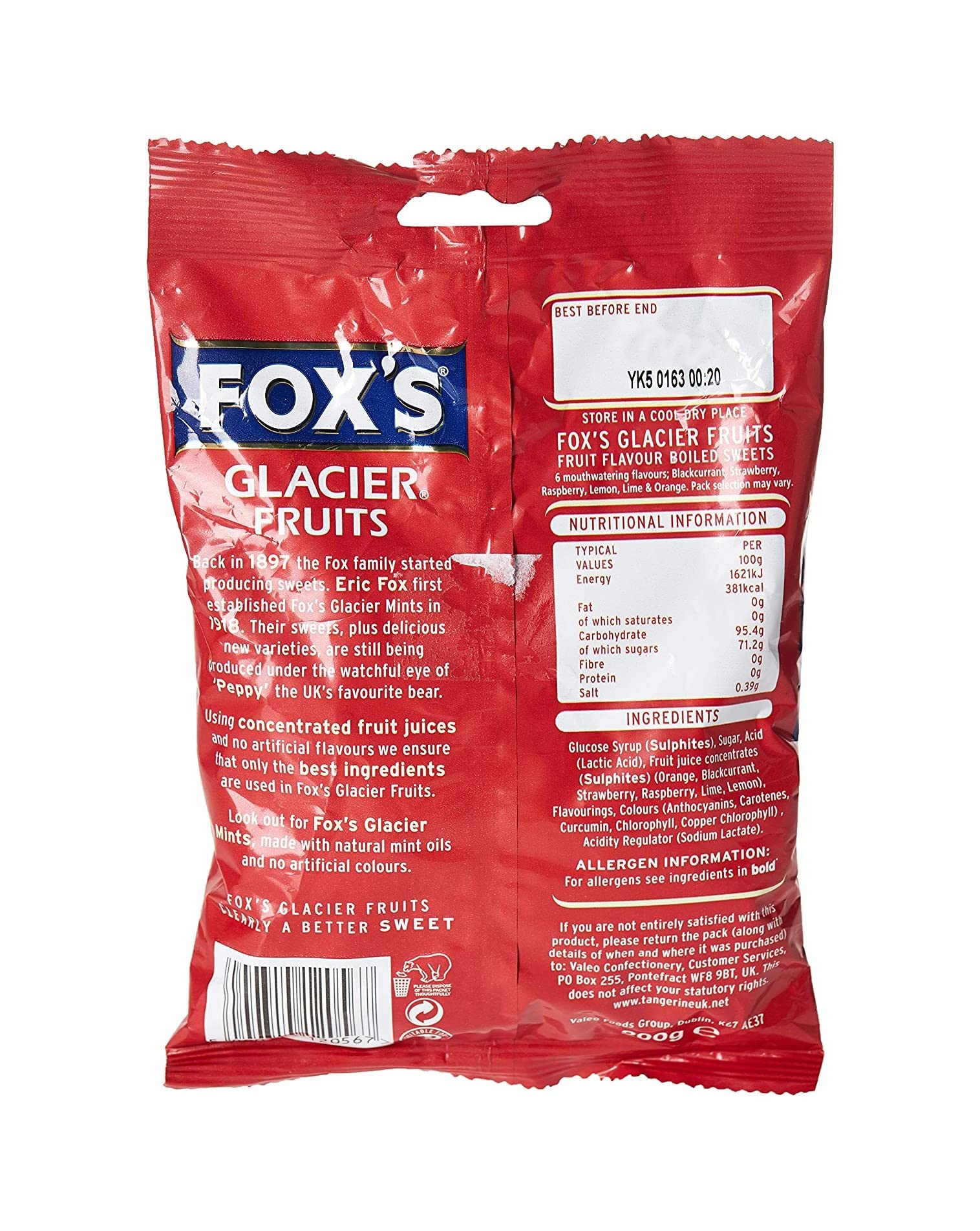 Fox's Glacier Fruits (200g) : Amazon.ca: Grocery & Gourmet Food