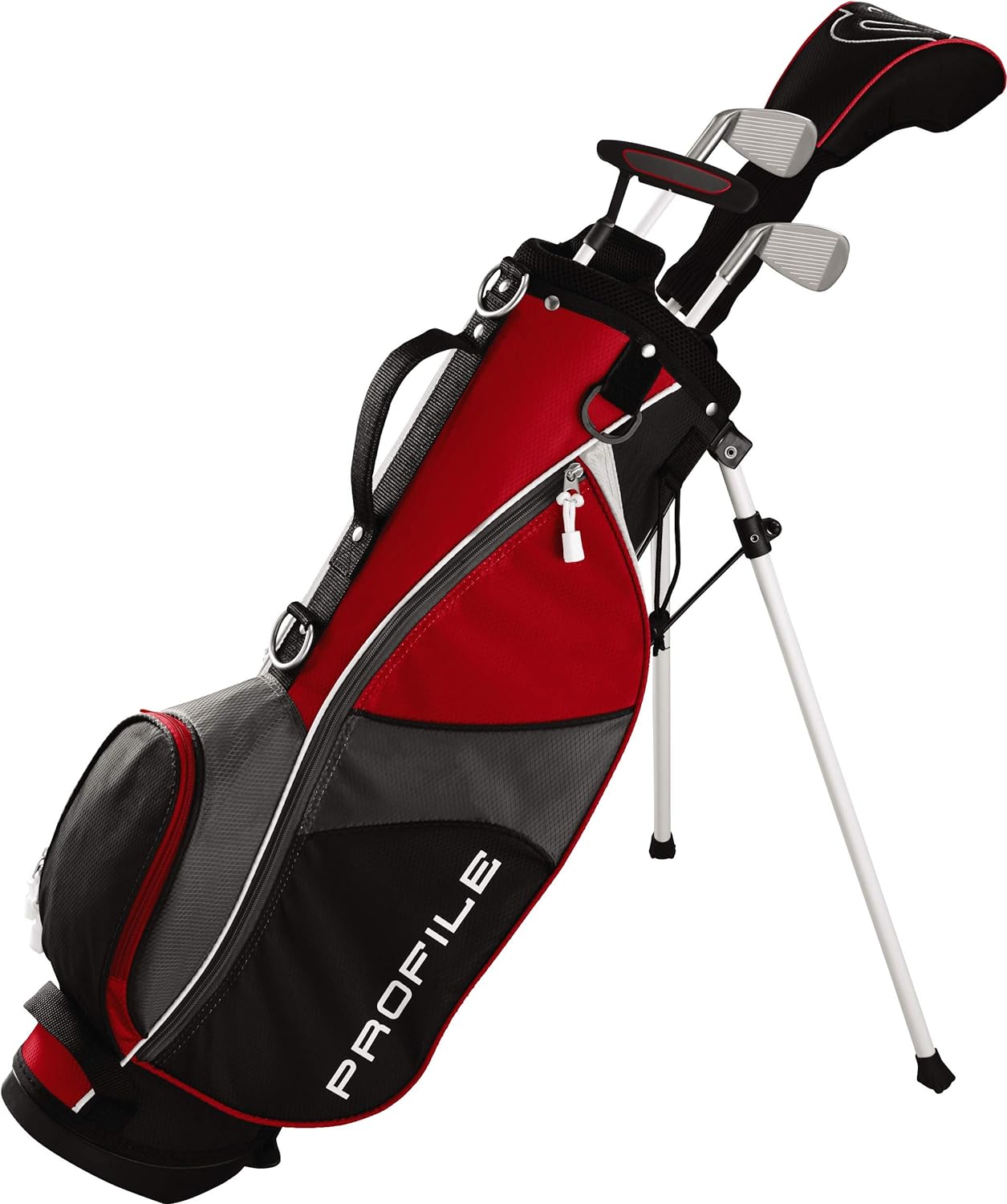 Wilson Junior Profile JGI Complete Golf Club Package Set - Stand Bag Red Small (Ages 5-8) Right