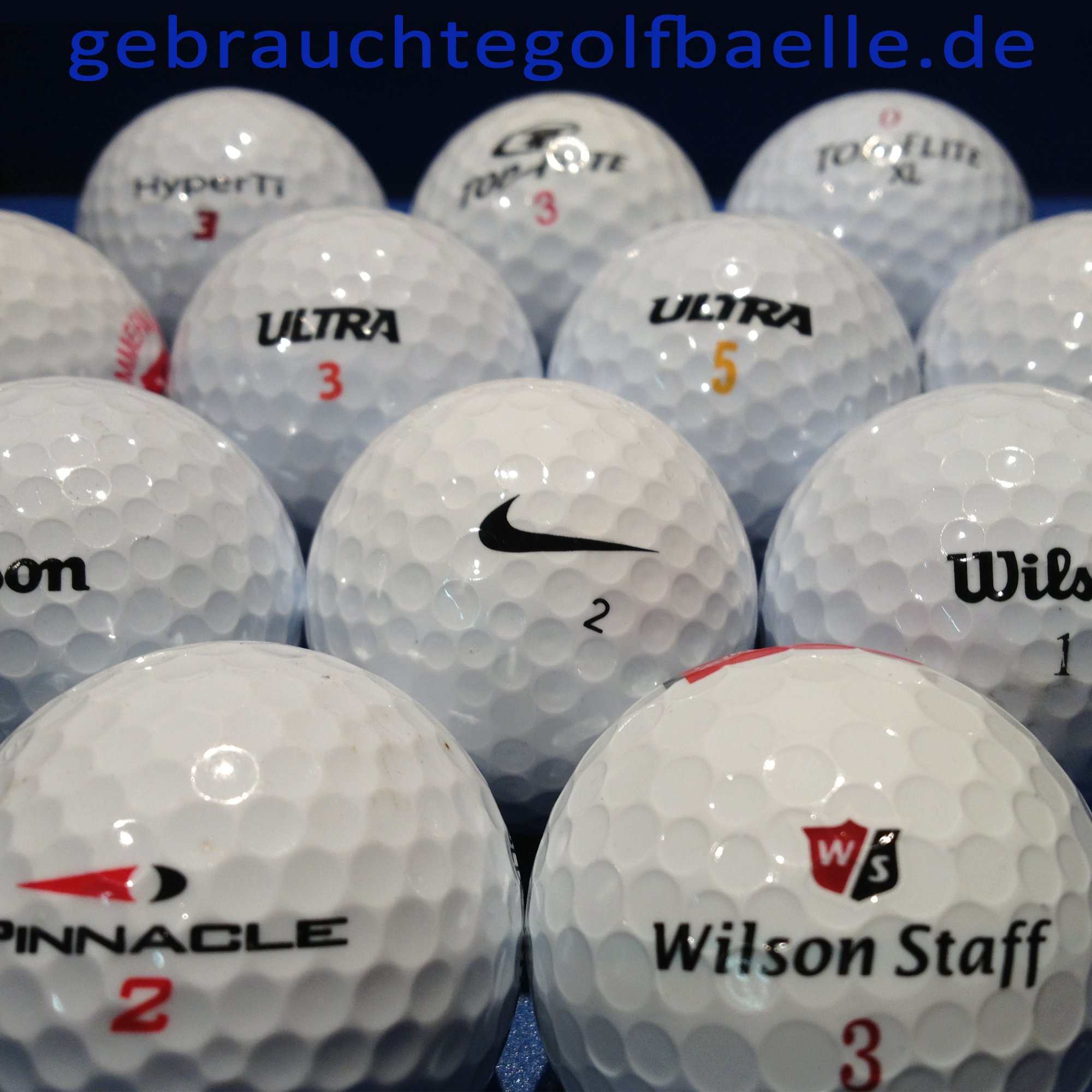 100 Golfbälle Lakeballs Mix Qualität 1 - AAA AAA