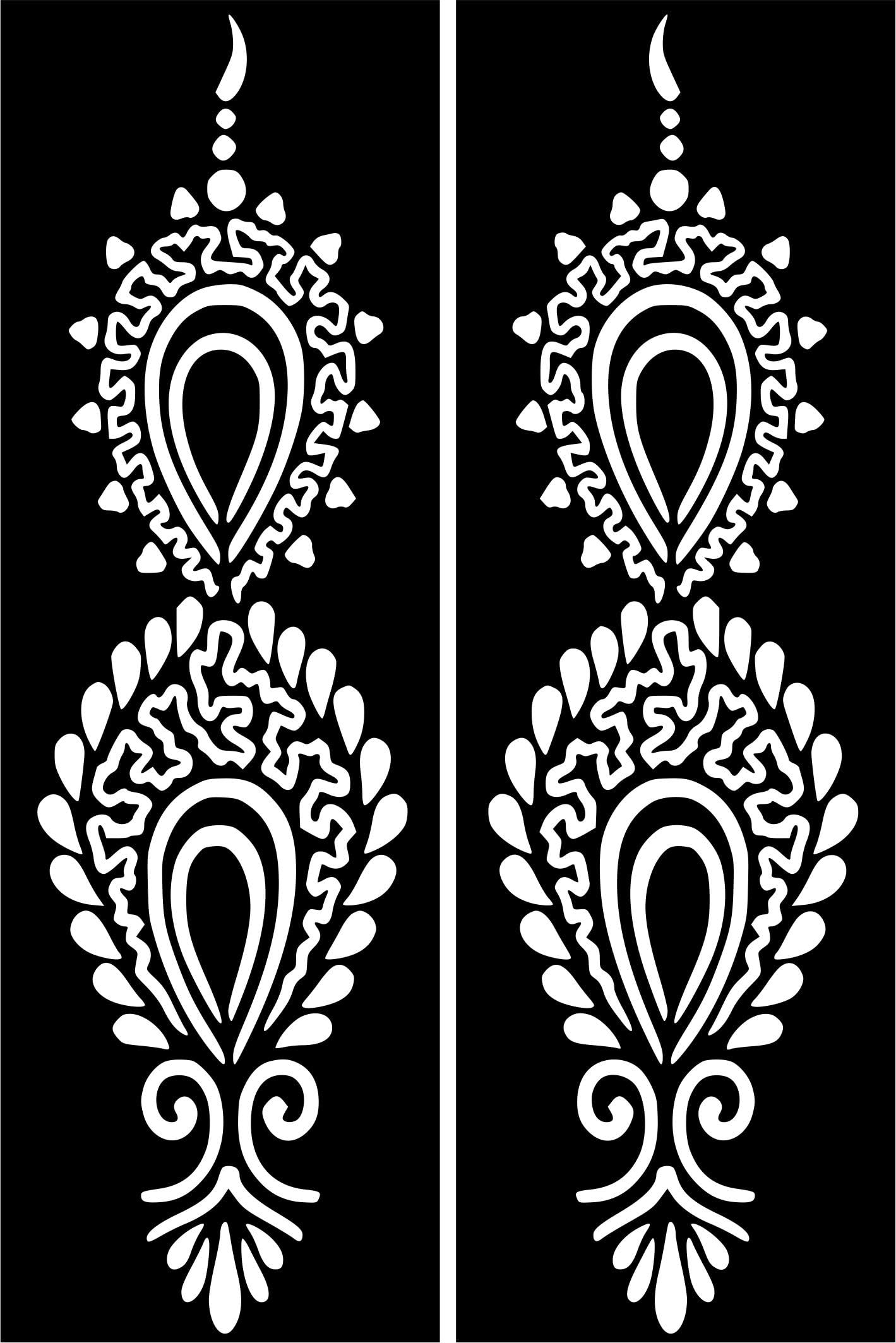HENNA STICKERS TATTOO BODY ART/ MEHNDI STENCILS TEMPLATE DECAL