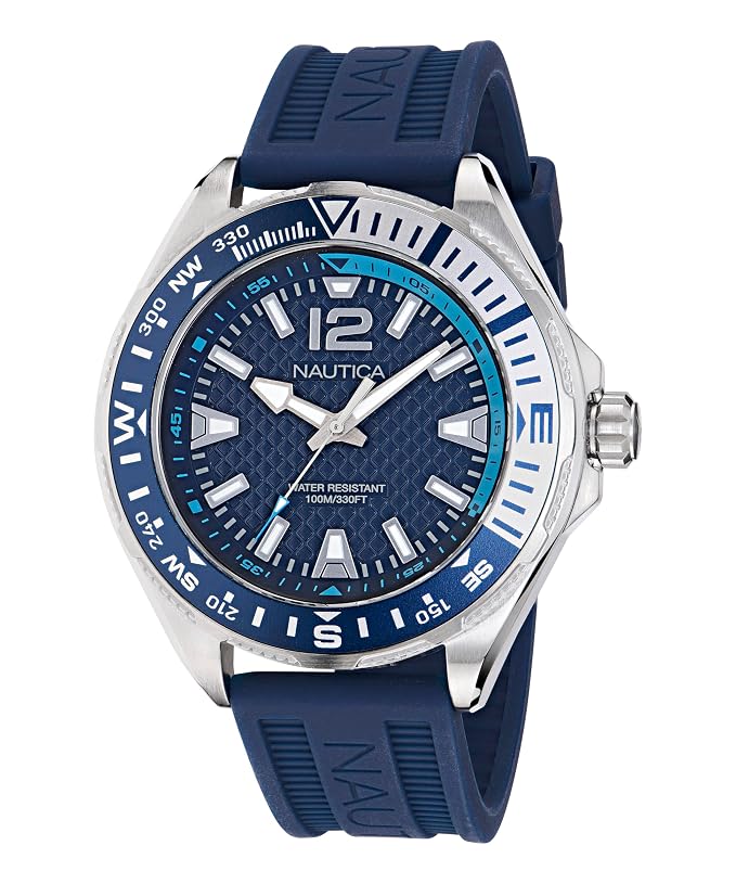 Nautica Clearwater Beach Men Blue Round Dial Analog Watch - NAPCWF305