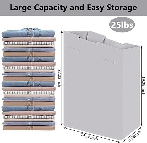 Miniatura 9 de Windyun 3 bolsas de repuesto para clasificador de ropa sucia hipotenusa, cesta de repuesto extraíble, bolsa organizadora de almacenamiento de