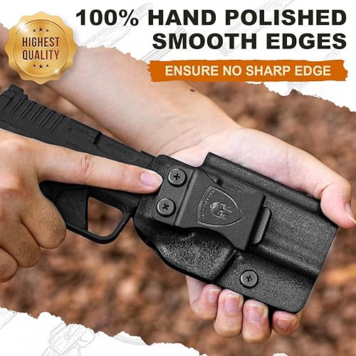 Miniatura 6 de Springfield Hellcat Pro Holster IWB Kydex Holster Optics Cut Springfield Armory Hellcat Pro Pistol, dentro de la cintura Apéndice Carry Pro Holster,