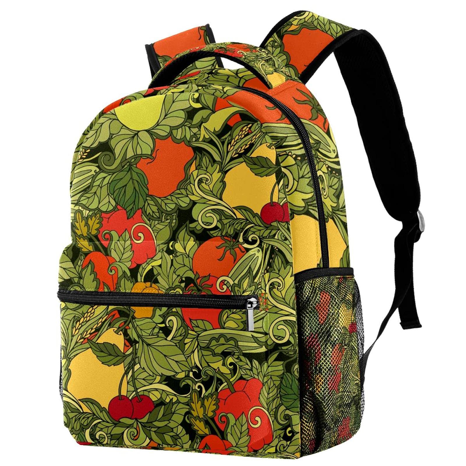 Sac à dos de voyage rouge cerise tomate avec compartiment bouteille - 7
