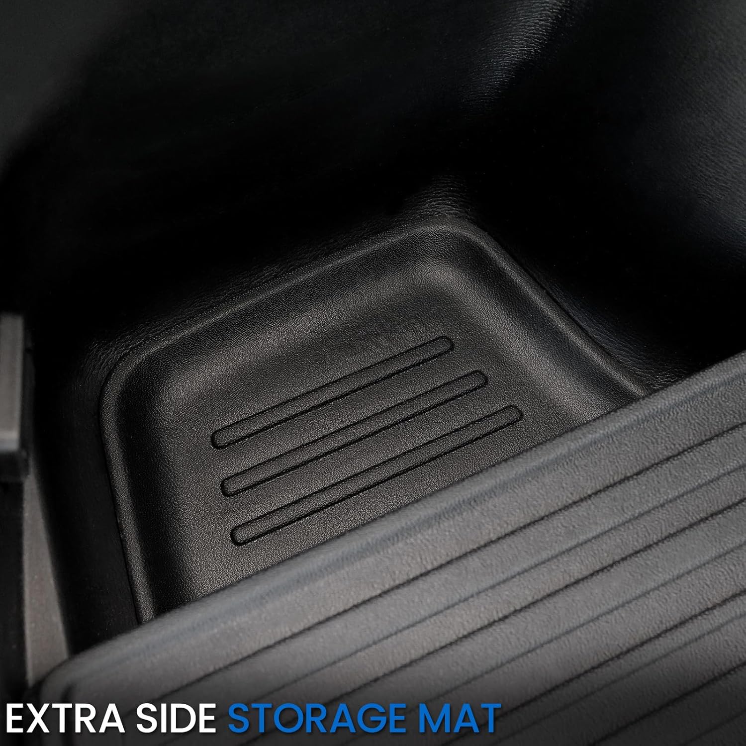 Floor Mats Cargo Mat Set for 2022-2025 2026 Mitsubishi Outlander (Not Fit Sport or PHEV), All Weather TPE Backrest Mat Trunk Mat Cargo Liner Accessories(Floor Mats+Backrest Mats+Cargo Mat) - Image 7