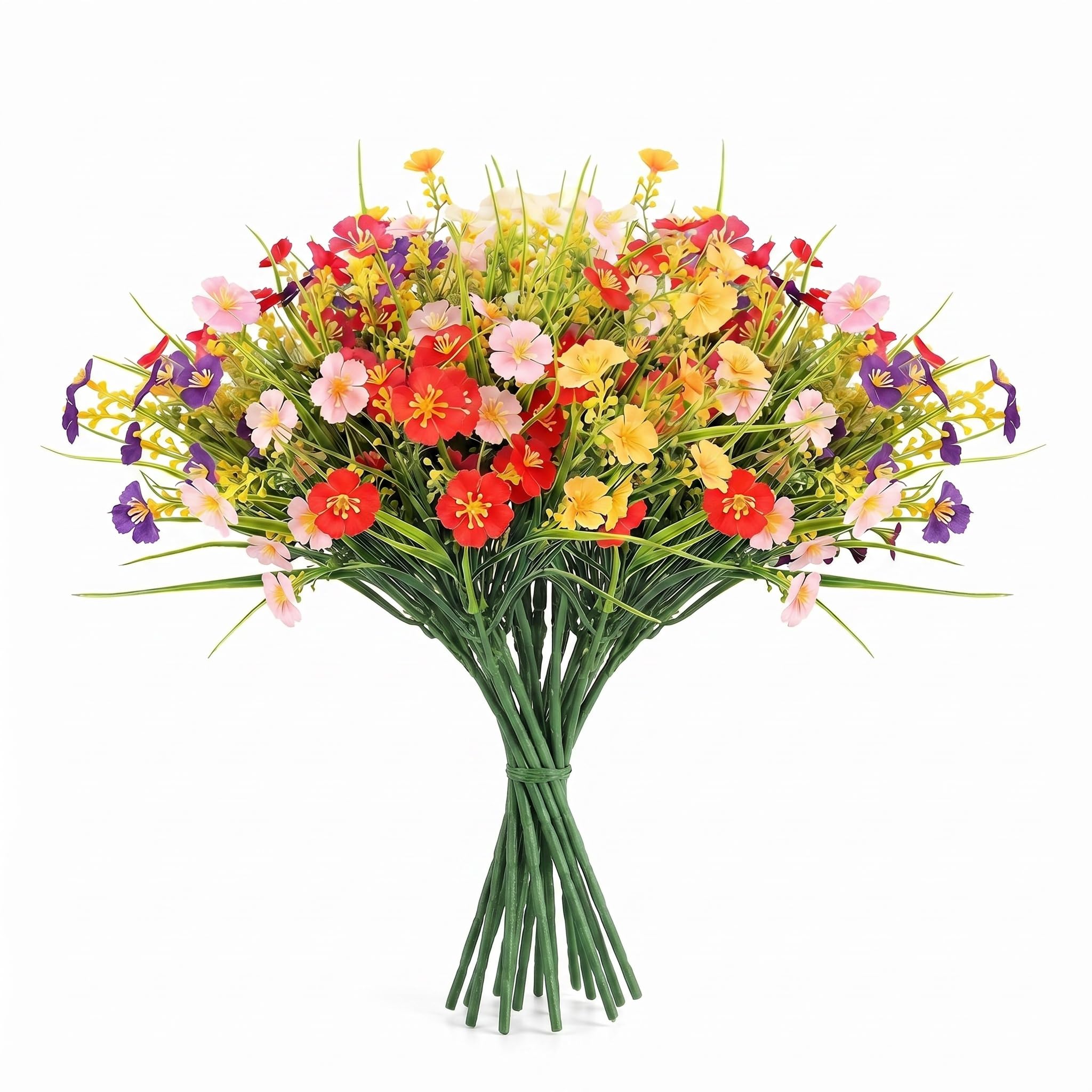 Fleurs artificielles pour fenêtre et porche qui ne fanent jamais au soleil grâce aux UV