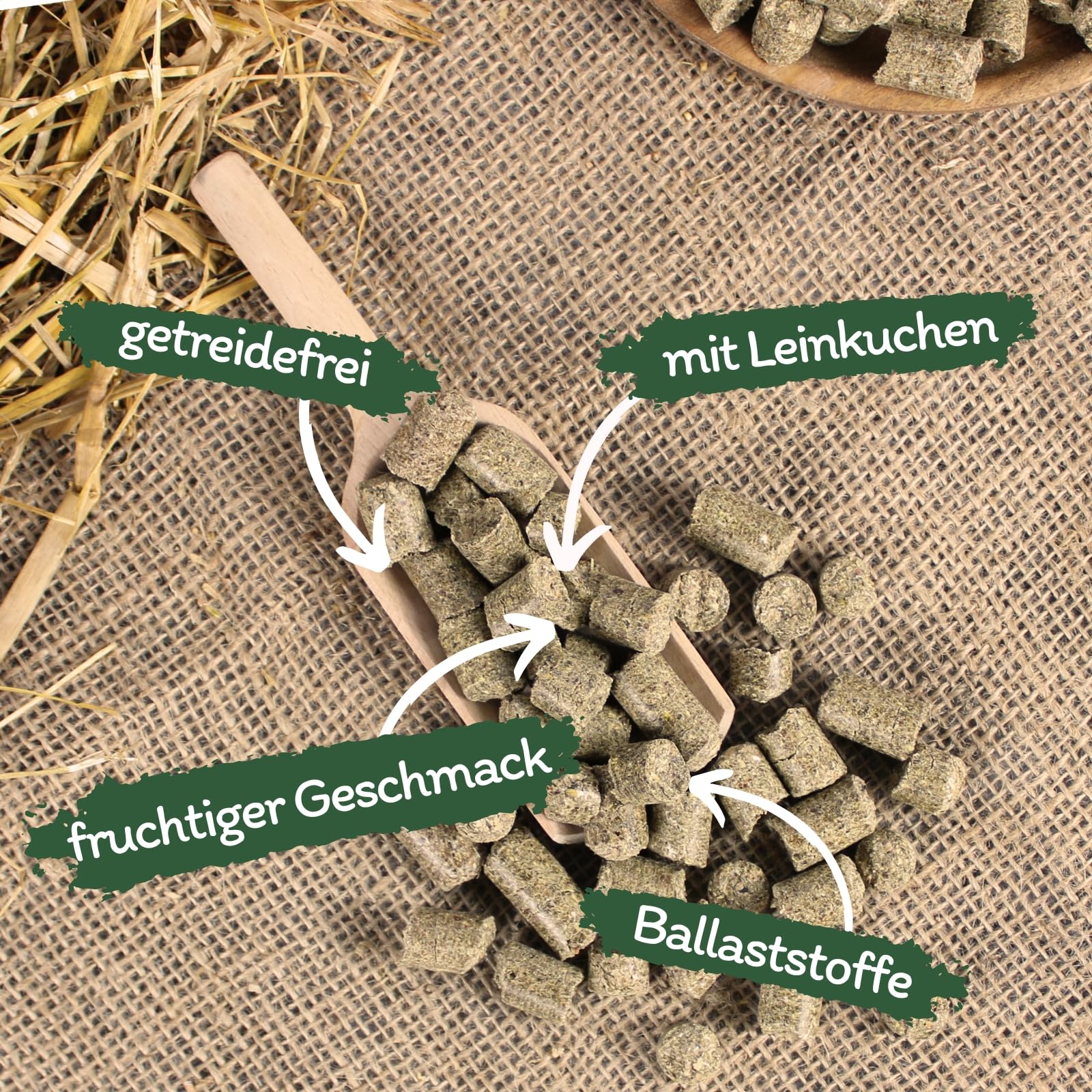 Lyra Horse® 15 kg Leinkuchen Leckerli getreidefrei Pferdefutter Pferde | Snacks aus Sonnenblumenfasern & Leinkuchen - Ausgewogene Nährstoffquelle - Leckerlis für Pferde - Reich an Ballaststoffen