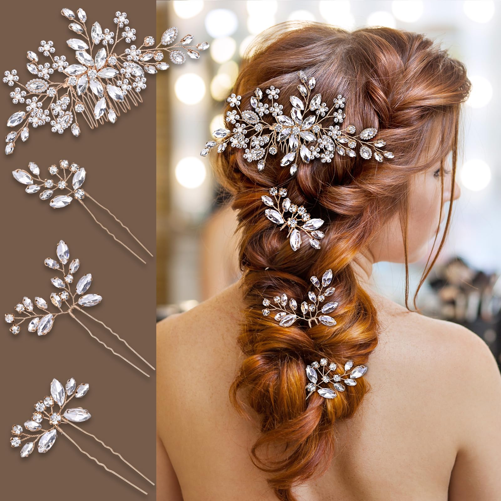 bridal headpieces for long hair