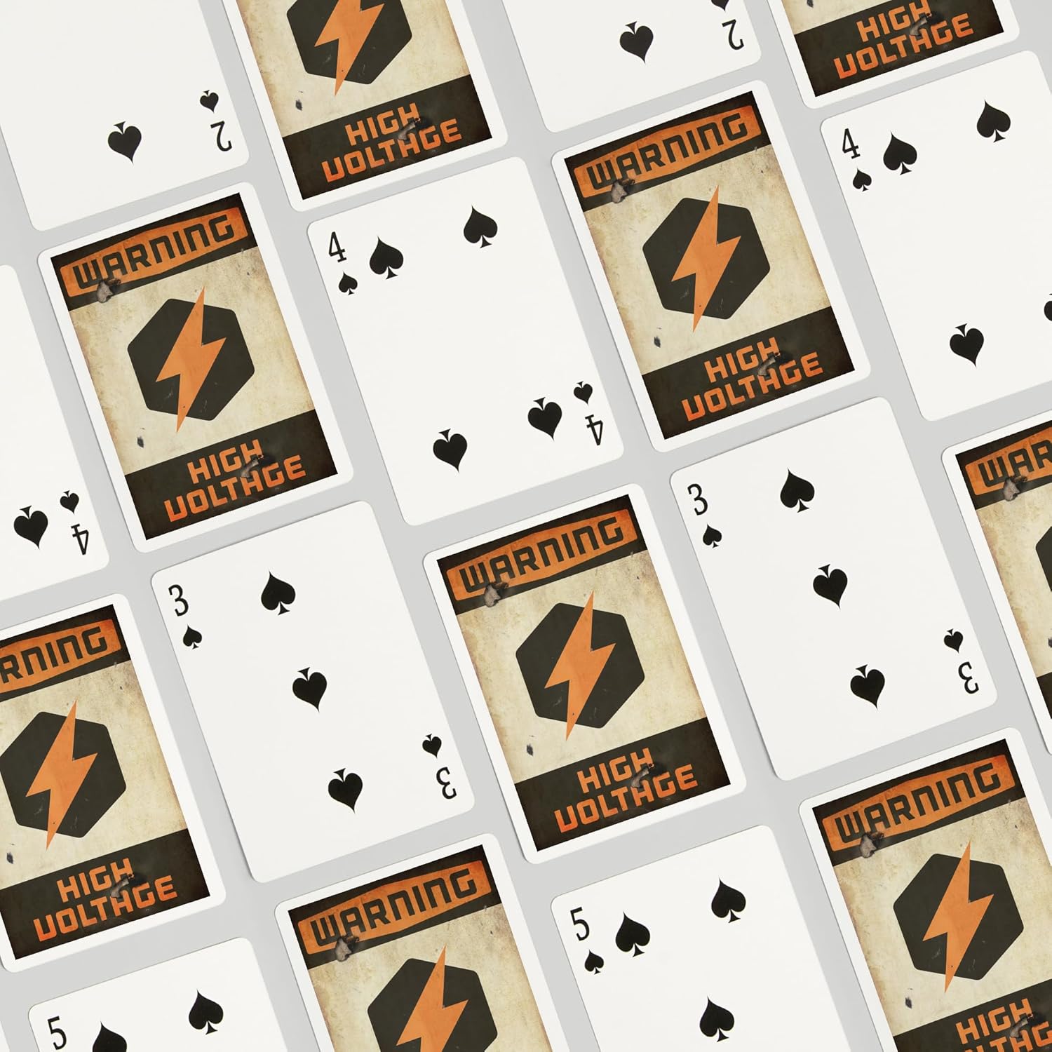 Lantern Press High Voltage, 52 Playing Cards for Adults, Poker Size Card Deck