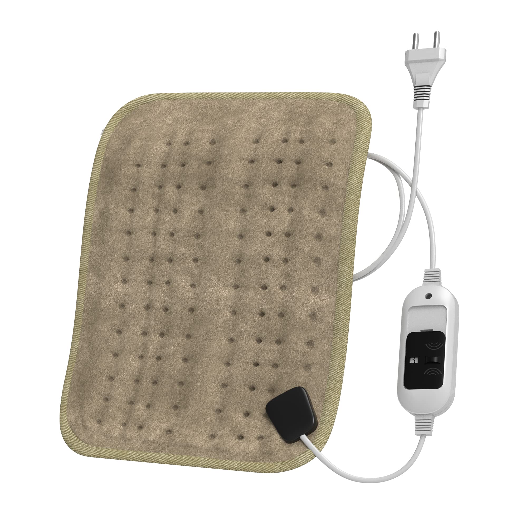 MCP Velvet Beige Color Heating Pad For Pain Relief, Period Cramps Relief, Electric Heating Pad And Heating Pad For Back Pain (With Auto Temperature Controller).