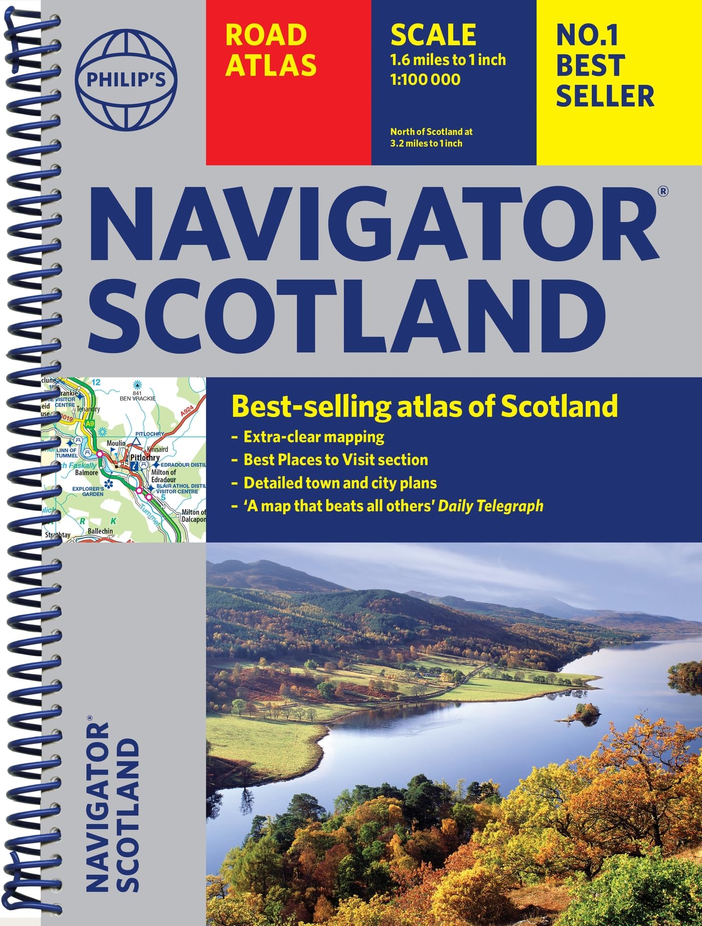 Philip's Navigator Scotland: The Best of Scotland: Spiral