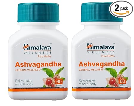 Himalaya Ashvagandha - 60 Tablets (Pack of 2)