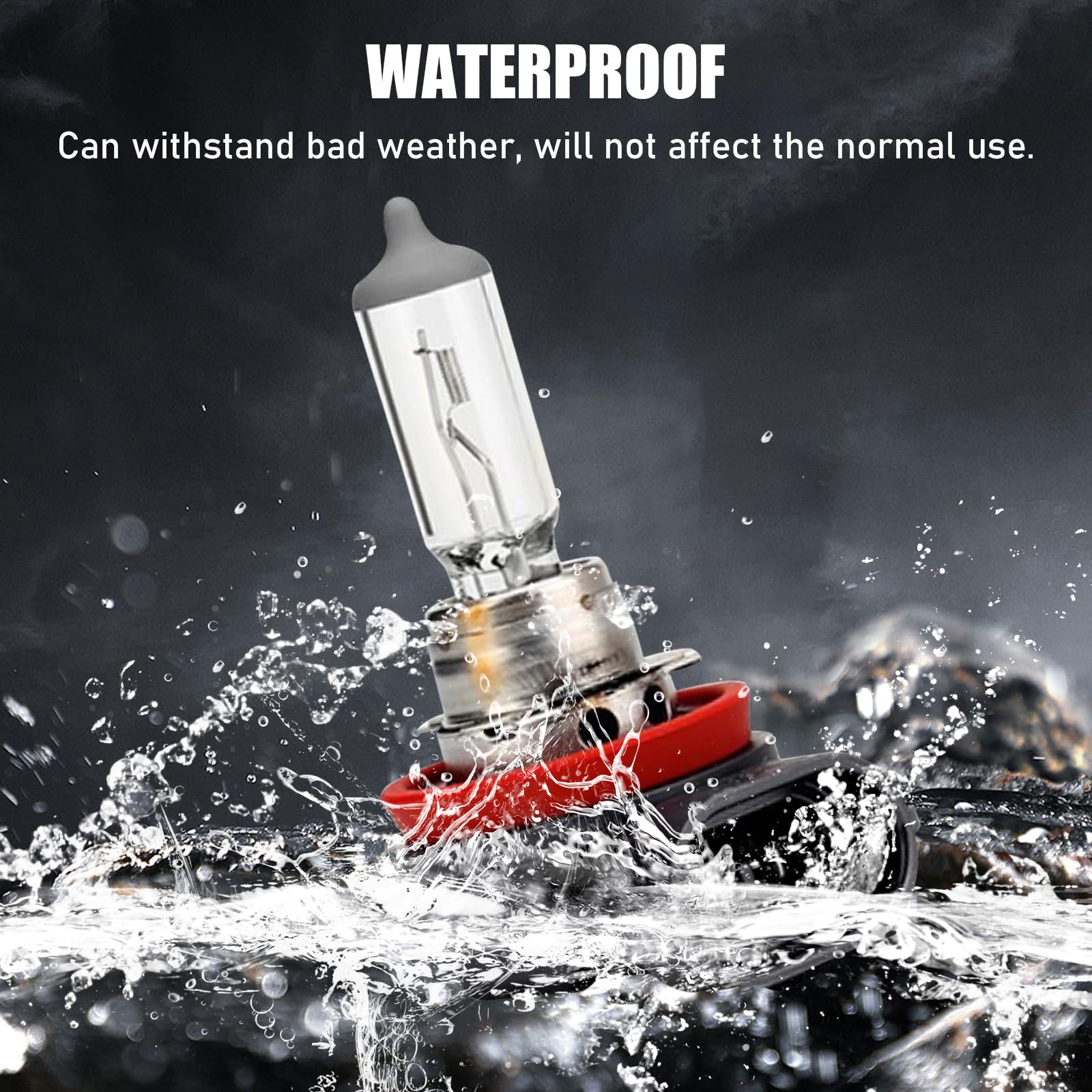 UGSHY 2 PCS H11 Automotive Halogen Bulb 12V 55W 60 000 Hours Service Life High-transmission Quartz Glass High — view 4