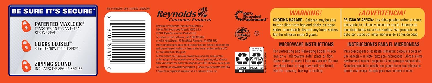 gallon slider bolsas