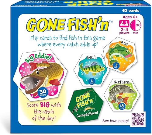 Miniatura 4 de Trend Enterprises Gone FISH'n Strategy Game, Inc. - Juegos de cartas familiares