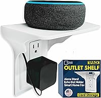 Vista 1 de Enchufe con estante Blanco