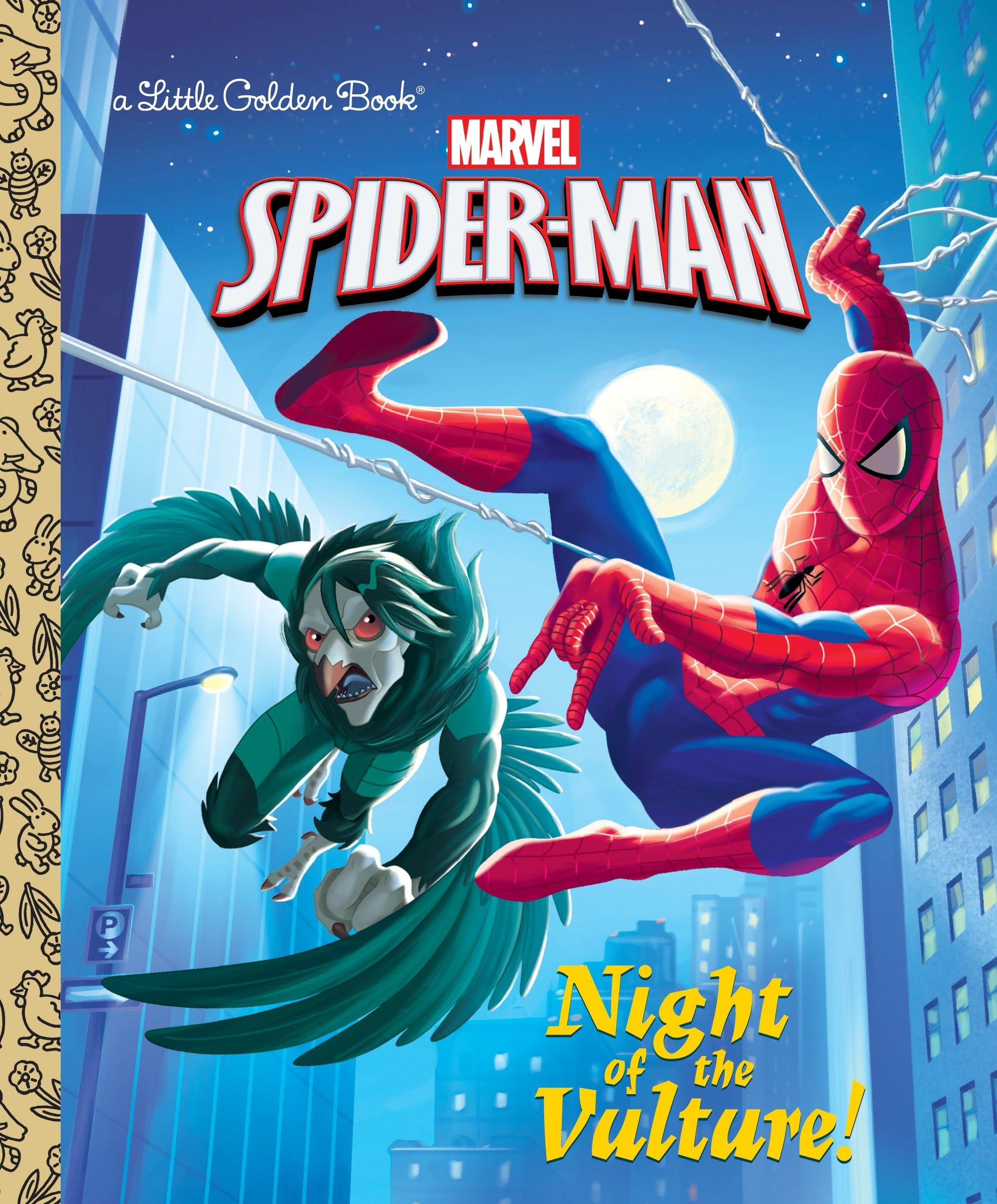 Golden Books Night of the Vulture! (Little : Marvel Spider-man)
