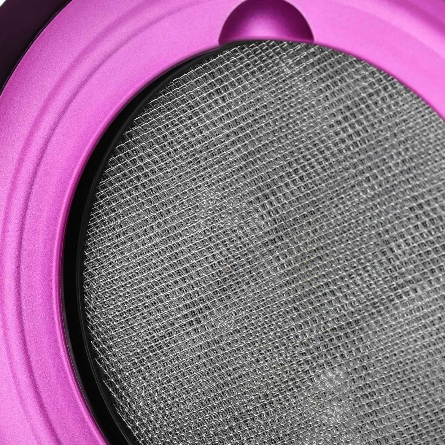 Desktop Range Hood, Portable Kitchen Exhaust Fan with 2 Speeds Negative Ion Technology USB Powered Detachable Filter for Indoor BBQ Hot Pot Grilling Compact Stove Vent for Dorms RVs (Black Purple)