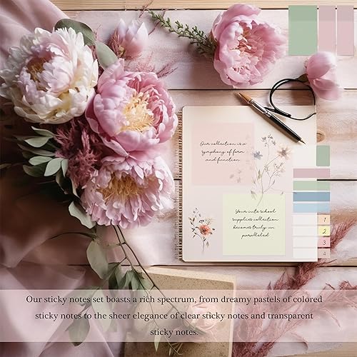 Miniatura 5 de Notas adhesivas transparentes, 920 hojas de notas adhesivas transparentes impermeables, notas transparentes para publicar artículos de estudio