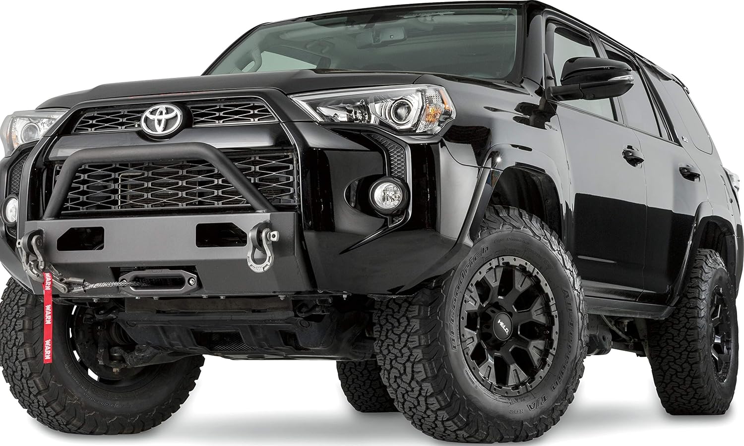 WARN 100022 Semi-Hidden Fixed Winch Mount, Fits: Toyota 4Runner (2014-2023)