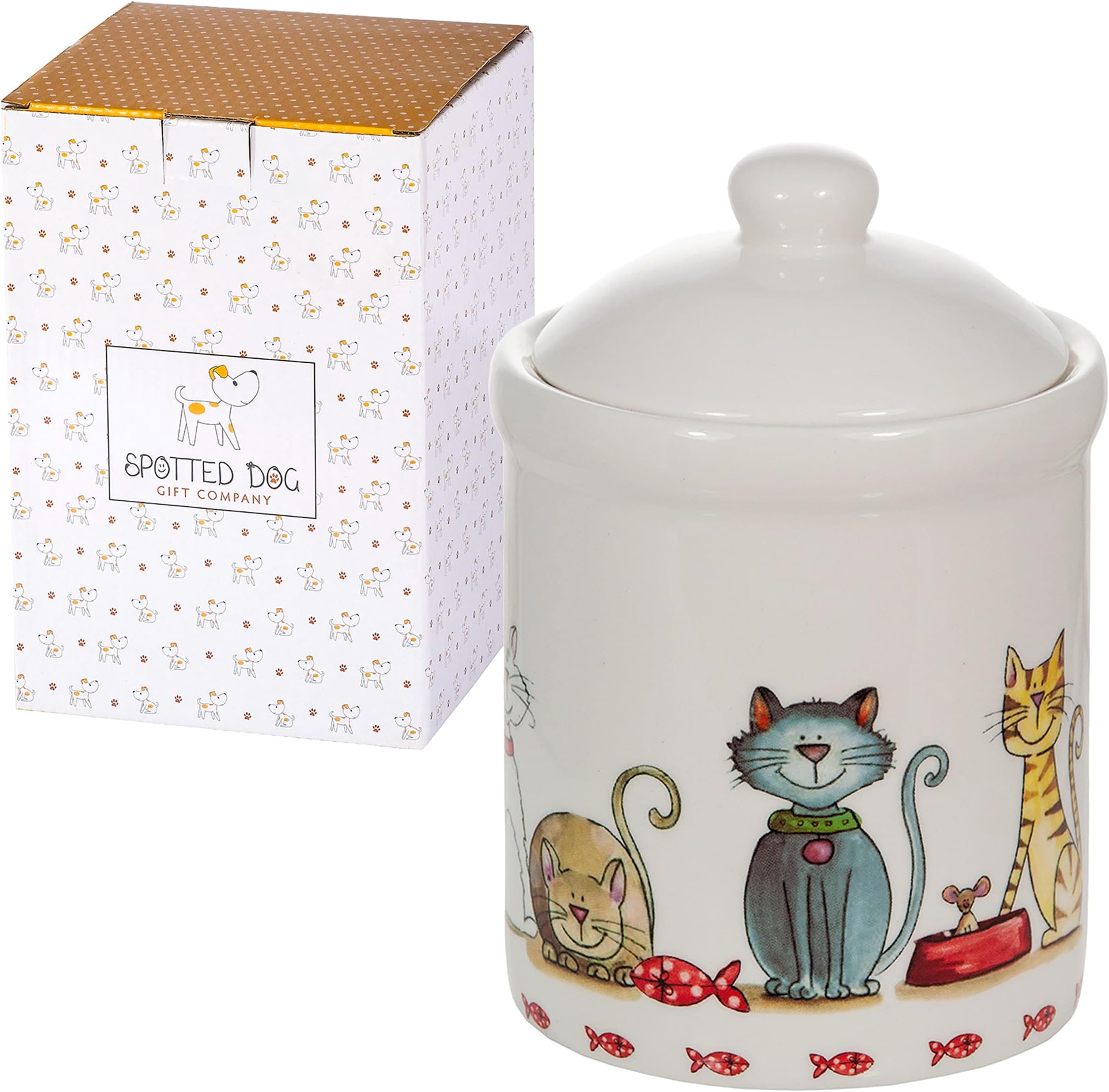 Amazon.com: SPOTTED DOG GIFT COMPANY Canister Sets for Kitchen, Ceramic ...