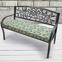 Vista 6 de FUNHOME Fundas de cojín para exteriores, 42 x 18 x 3 pulgadas, sin relleno. Fundas de cojín de repuesto para muebles de exterior, resistentes al