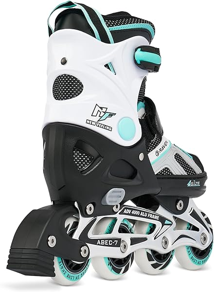 Raven – Patines para niñas, niños, Adultos y niños – Patines con Ruedas – Opción 2 en 1 con Patines de Hielo – Ajustables – Pulse - 3