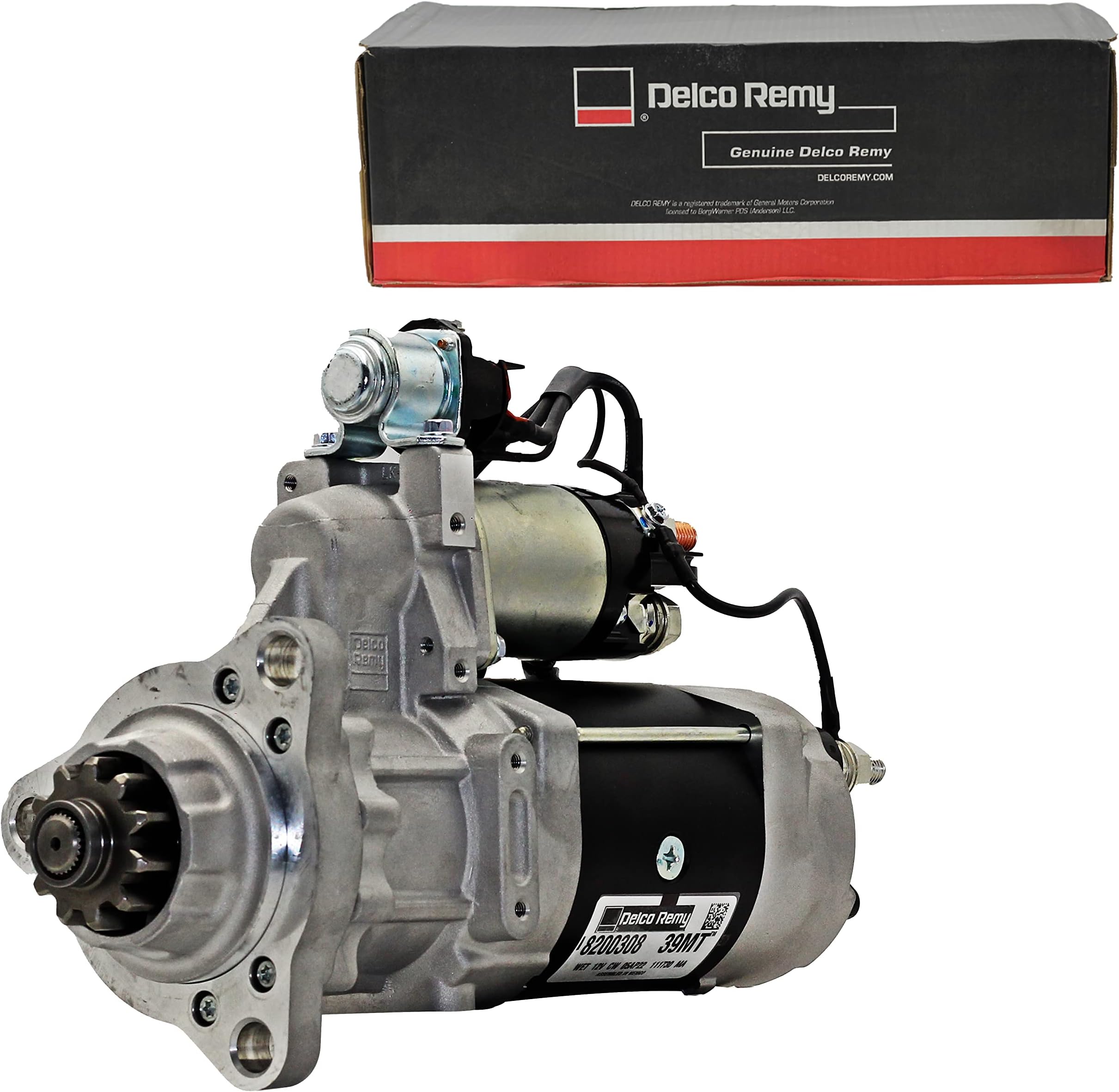 One Delco Remy Starter for 12V Cummins, Detroit, and CAT 8200308