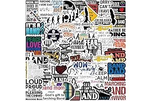 50PCS Marching Band Stickers: The Ultimate Adhesive Accessory for Your Instruments and Belongings