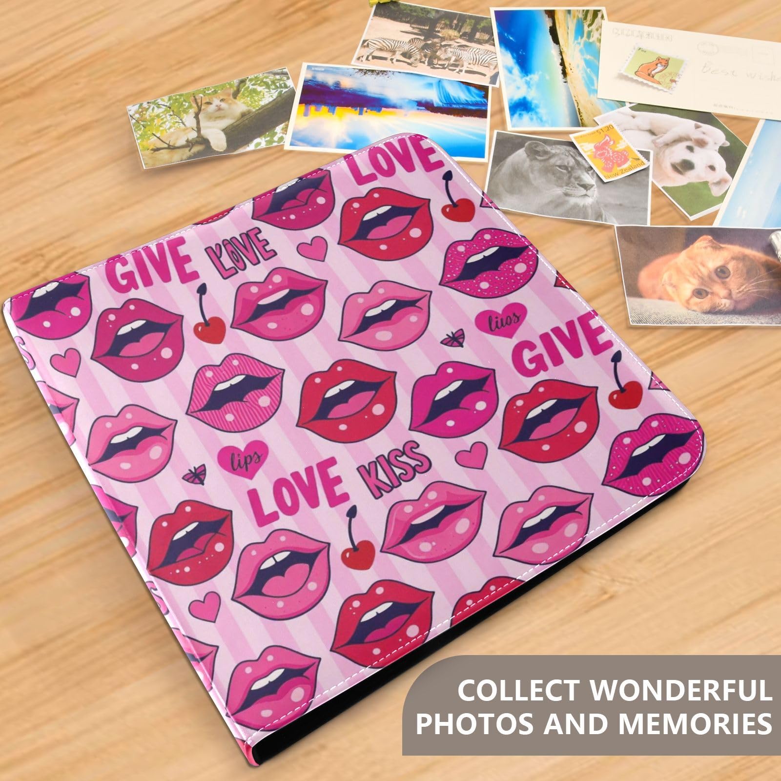 Album de scrapbooking en cuir pour ajouter ou retirer librement les pages intérieures
