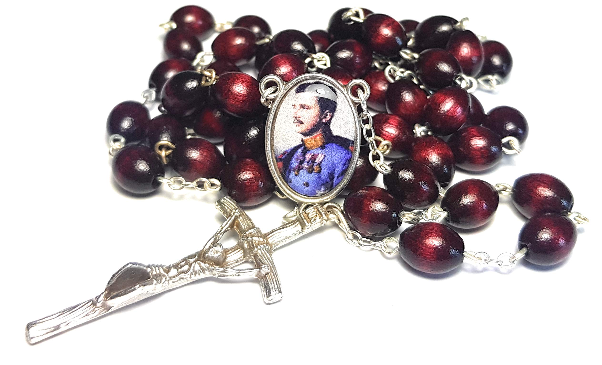 Relic Rosaries3rd Class relic Rosary of Charles I of Austria Blessed Karl King of Hungary, Bohemia, Dalmatia, Croatia Carlos de Habsburgo-Lorena y Sajonia Austria y IV de Hungría
