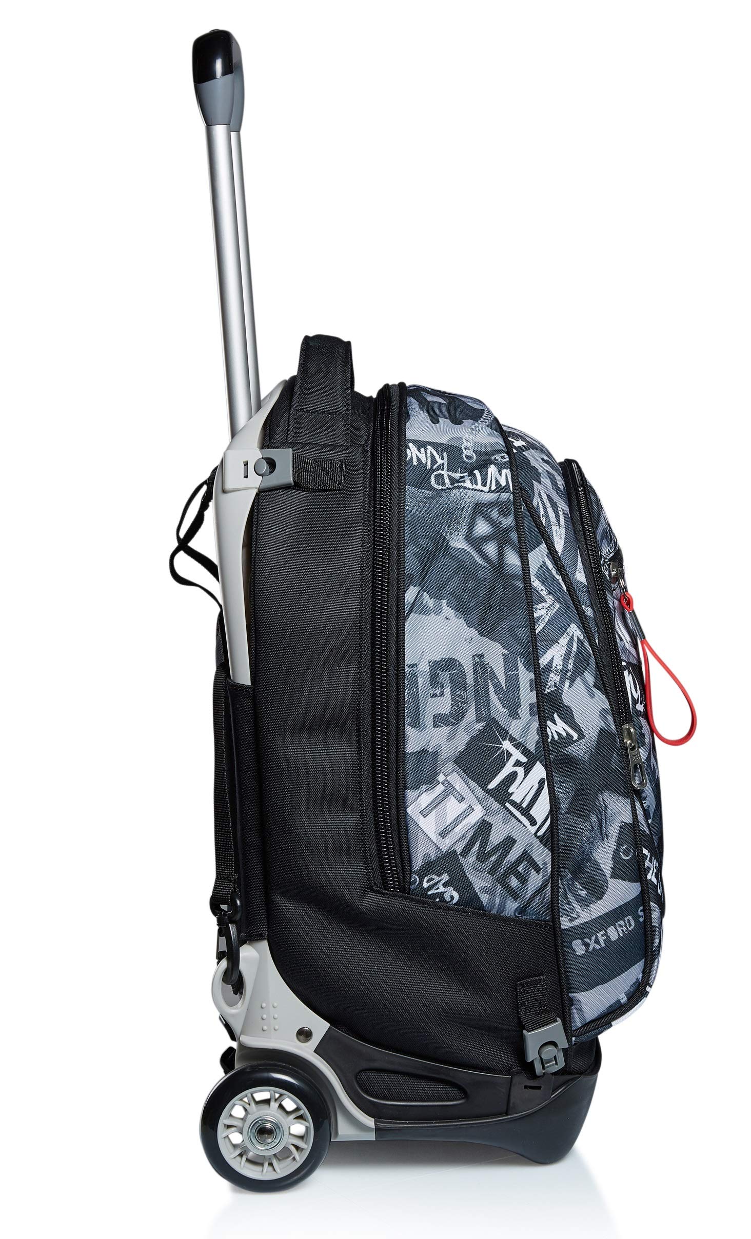 Seven Trolley New Tech, 3 in 1, Zaino Sganciabile, Per bambini e ragazzi, Scuola & Viaggio, Tempo libero